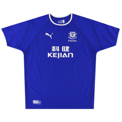 2003-04 Everton Home Limited Jersey