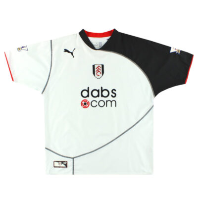 Alternative view of 2003-05 Fulham Home Limited Jersey Saha #8
