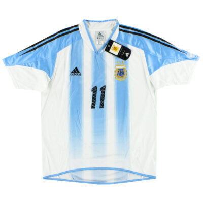 Alternative view of 2004-05 Argentina Home Limited Jersey Tevez #11