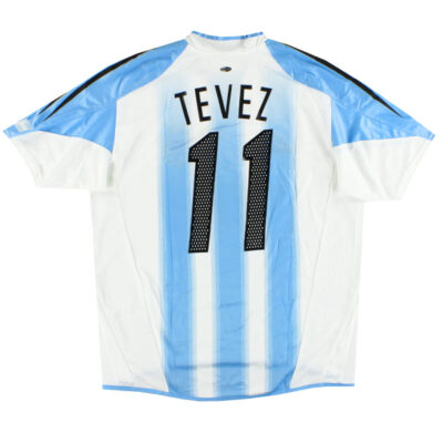 2004-05 Argentina Home Limited Jersey Tevez #11