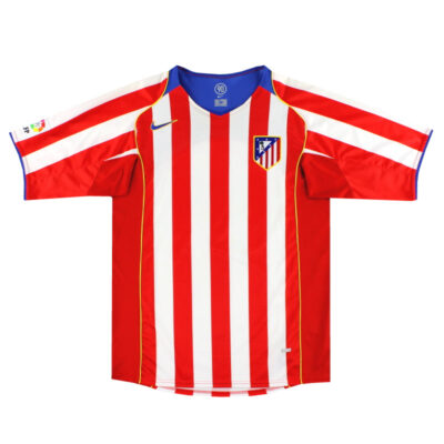 2004-05 Atletico Madrid Home Limited Jersey