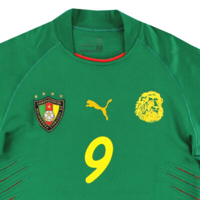 2004-06 Cameroon Home Limited Jersey Eto'o #9 - Image 3