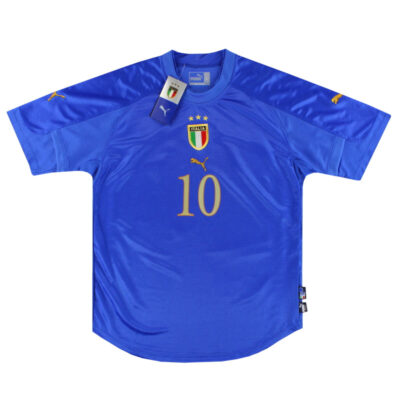 Alternative view of 2004-06 Italy Home Limited Jersey R.Baggio #10
