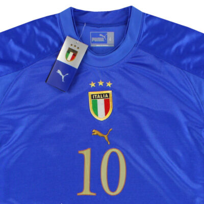 2004-06 Italy Home Limited Jersey R.Baggio #10 - Image 3