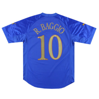 2004-06 Italy Home Limited Jersey R.Baggio #10
