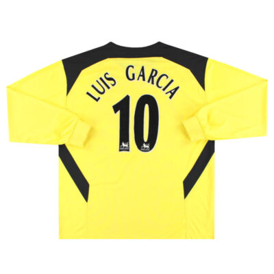 2004-06 Liverpool Reebok Away Limited Jersey Luis Garcia #10