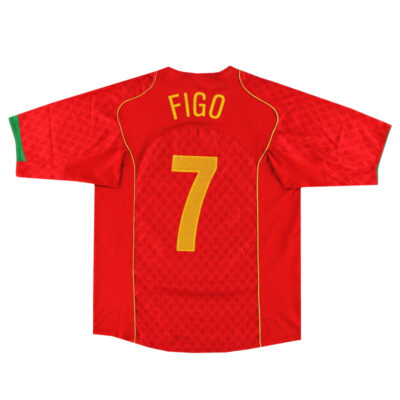 2004-06 Portugal Home Limited Jersey Figo #7