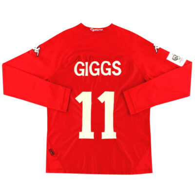 2004-06 Wales Home Limited Jersey Giggs #11