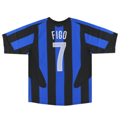 2005-06 Inter Milan Home Limited Jersey Figo #7