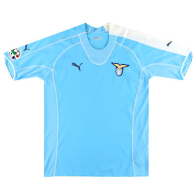 Alternative view of 2005-06 Lazio Match Issue Home Limited Jersey Manfredini #68