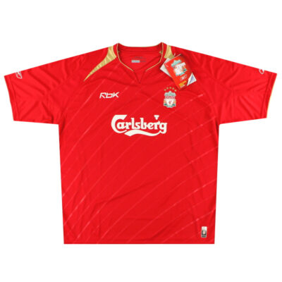 2005-06 Liverpool Reebok Champions League Home Limited Jersey