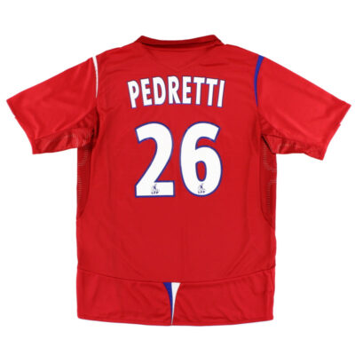 2005-06 Lyon Away Limited Jersey Pedretti #26