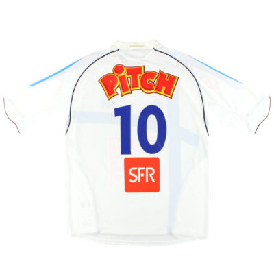 Alternative view of 2005-06 Olympique Marseille Match Issue 'Finale' Home Limited Jersey #10