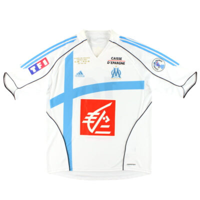 2005-06 Olympique Marseille Match Issue 'Finale' Home Limited Jersey #10