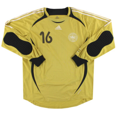 2006-07 Denmark Player Issue Goalkeeper Limited Jersey #16