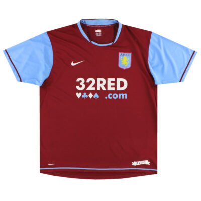 2007-08 Aston Villa Home Limited Jersey