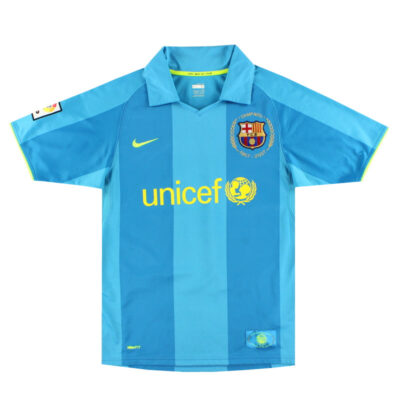 Alternative view of 2007-08 Barcelona Away Limited Jersey Zambrotta #11