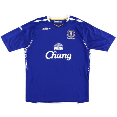 2007-08 Everton Home Limited Jersey