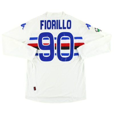 2007-08 Sampdoria Away Limited Jersey Fiorillo #90