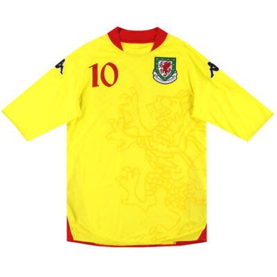 2007-08 Wales Player Issue Away Limited Jersey #10
