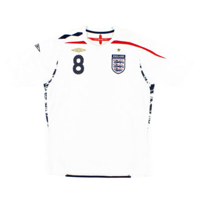 Alternative view of 2007-09 England Home Limited Jersey Lampard #8