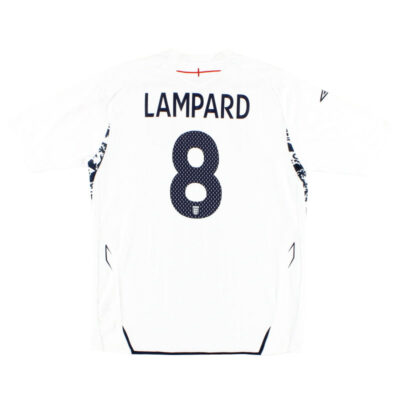 2007-09 England Home Limited Jersey Lampard #8