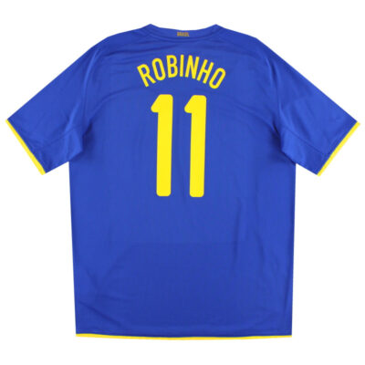 2008-10 Brazil Away Limited Jersey Robinho #11
