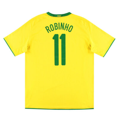 2008-10 Brazil Home Limited Jersey Robinho #11