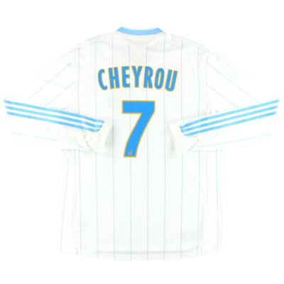 2009-10 Olympique Marseille Player Issue Home Limited Jersey Cheyrou #7
