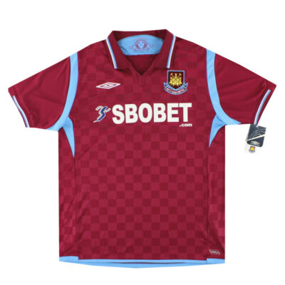 Alternative view of 2009-10 West Ham Home Limited Jersey Cole #12