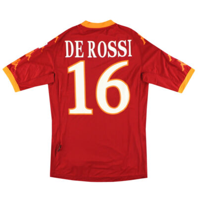 2010-11 Roma Player Issue Home Limited Jersey De Rossi #16