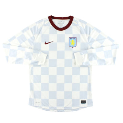 2011-12 Aston Villa Player Issue Away Limited Jersey