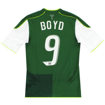 2011-12 Portlane Timbers Player Ossue Home Limited Jersey Boye #9