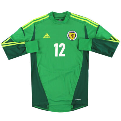 2011-13 Scotland Player Issue Goalkeeper Limited Jersey #12