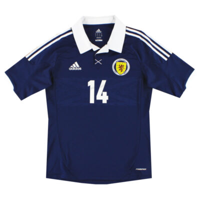 2011-13 Scotland Player Issue Home Limited Jersey