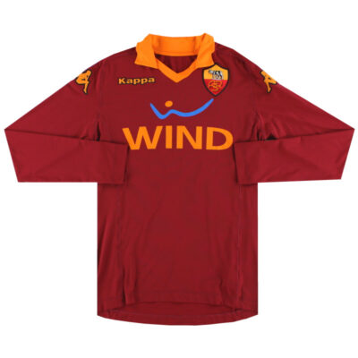 2012-13 Roma Match Issue Home Limited Jersey