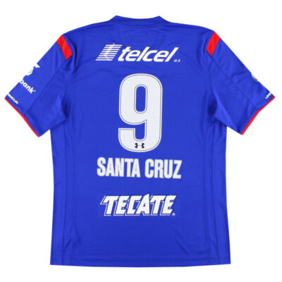 2014-15 Cruz Azul Home Limited Jersey Santa Cruz #9