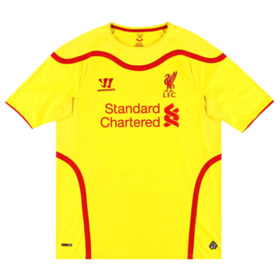 Alternative view of 2014-15 Liverpool Warrior Away Limited Jersey Lallana #20