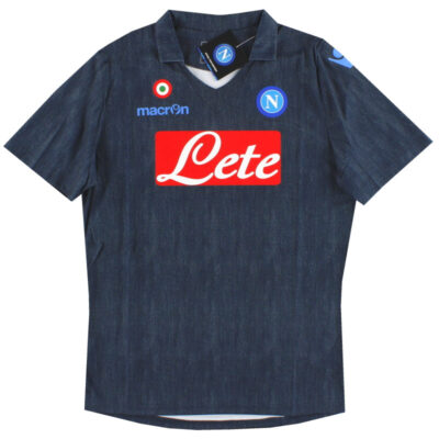 2014-15 Napoli Macron Basic Away Limited Jersey
