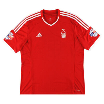2014-15 Nottingham Forest Match Issue Home Limited Jersey Veldwijk #14