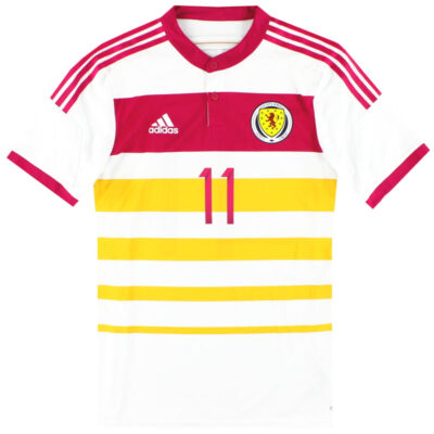 2014-15 Scotland Player Issue adizero Away Limited Jersey