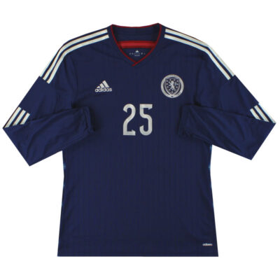 2014-15 Scotland adizero Player Issue Home Limited Jersey