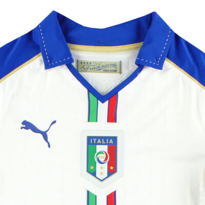 Alternative view of 2015-16 Italy Player Issue Away Limited Jersey