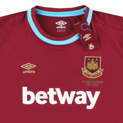 Alternative view of 2015-16 West Ham 'Boleyn Ground' Home Limited Jersey