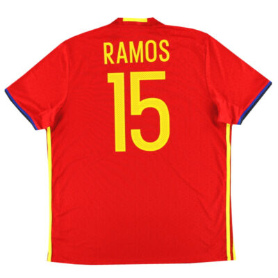 2016-17 Spain Home Limited Jersey Ramos #15