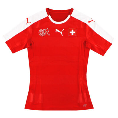 2016-17 Switzerland Player Issue Home Limited Jersey