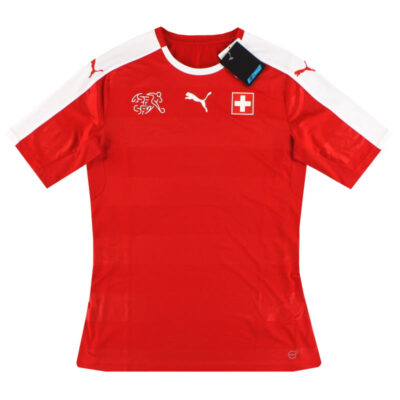 2016-17 Switzerland Player Issue Home Limited Jersey