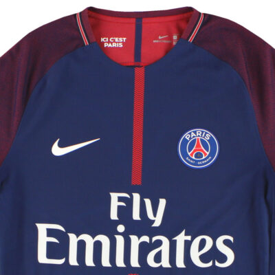 Alternative view of 2017-18 Paris Saint-Germain  Home Limited Jersey