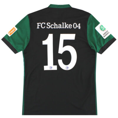 Alternative view of 2017-18 Schalke Player Issue Third Limited Jersey #15