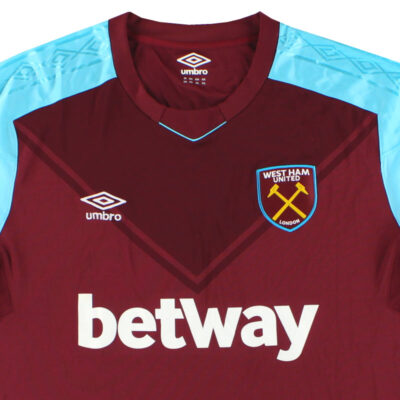 Alternative view of 2017-18 West Ham Home Limited Jersey
